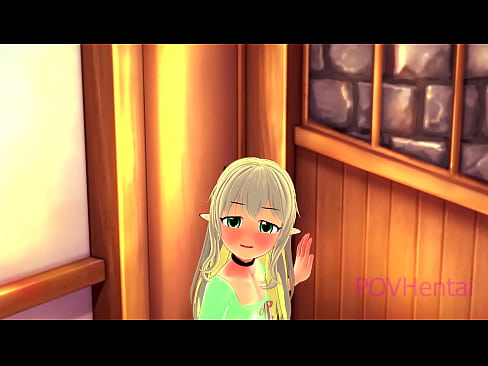 ❤️ (トラップ)エルフのメイドが顔を洗うのを手伝う ❤ at us ❌️